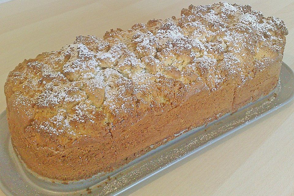 Marzipankuchen mit leckeren Marzipanstreuseln