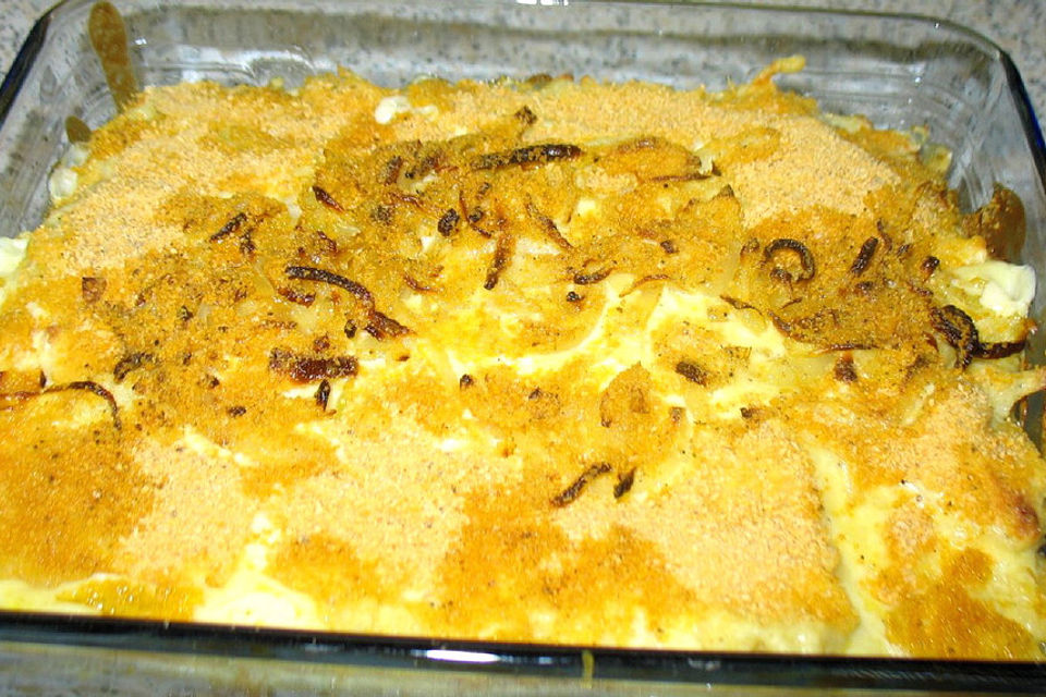 Kässpätzle aus dem Backofen