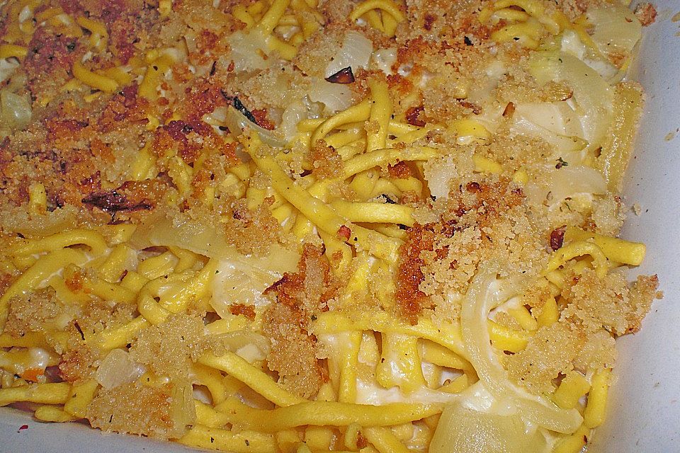 Kässpätzle aus dem Backofen