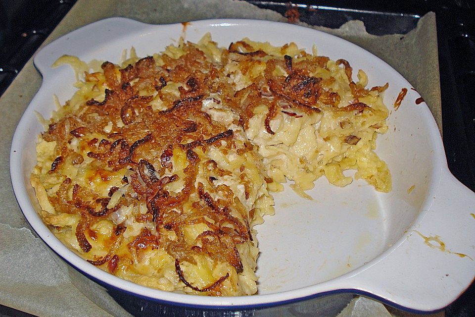 Kässpätzle aus dem Backofen