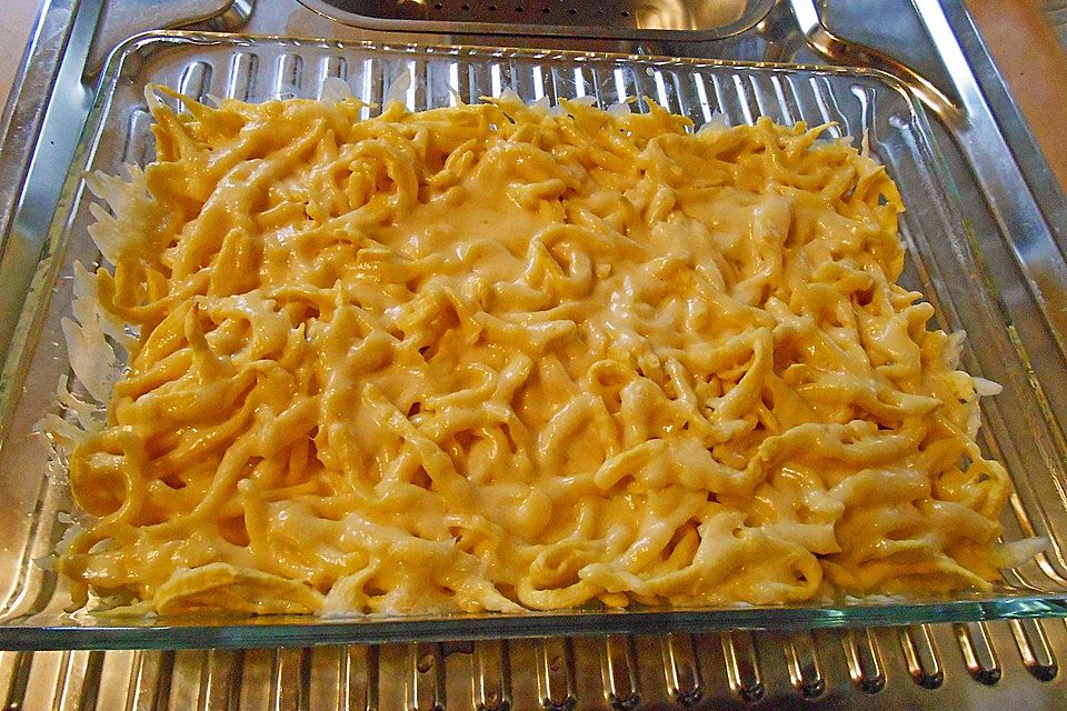 Kässpätzle aus dem Backofen