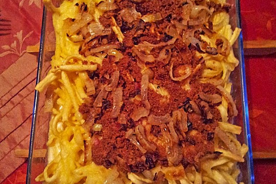 Kässpätzle aus dem Backofen