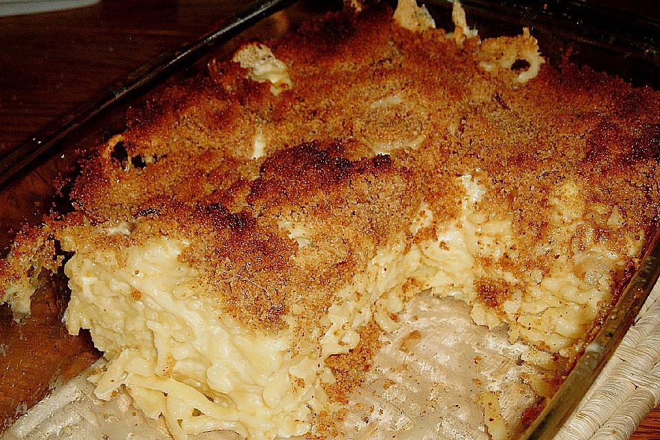 Kässpätzle aus dem Backofen