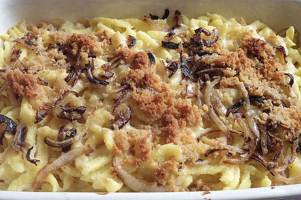 Kässpätzle aus dem Backofen