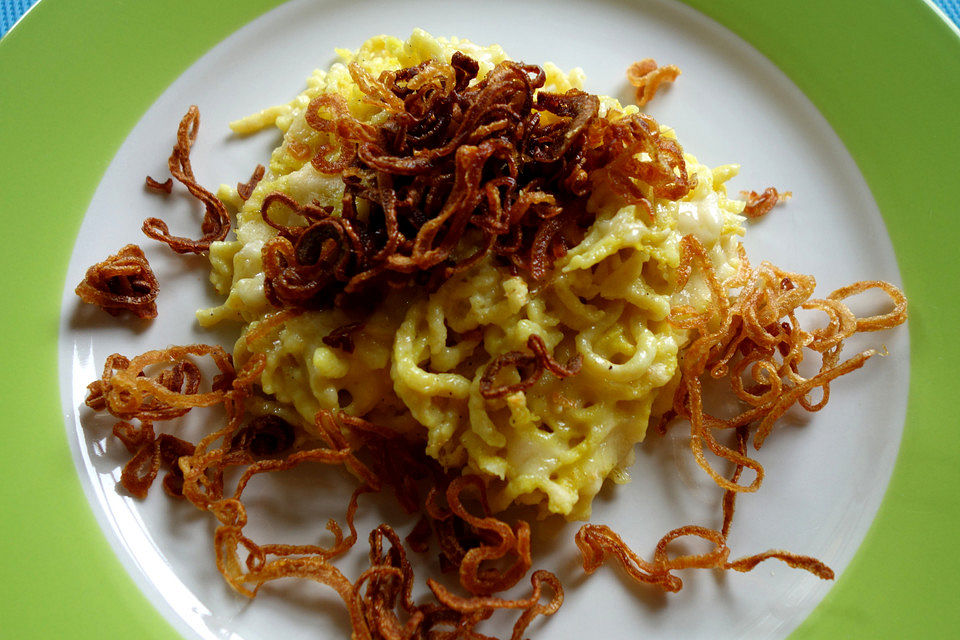 Kässpätzle aus dem Backofen