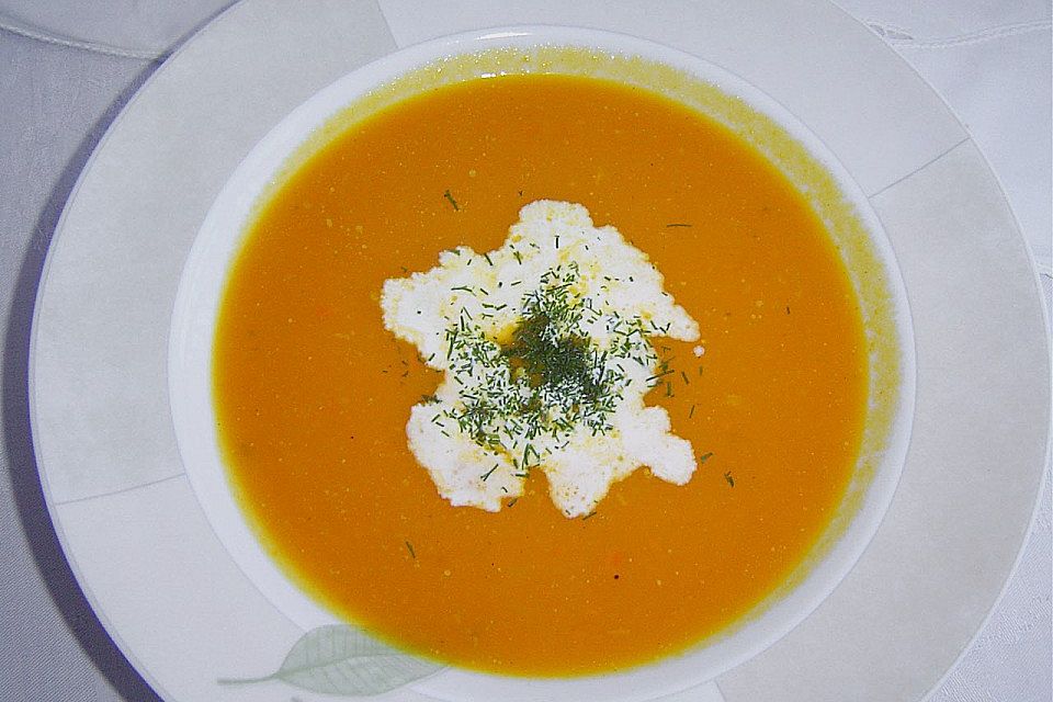 Kartoffel-Kürbis-Suppe