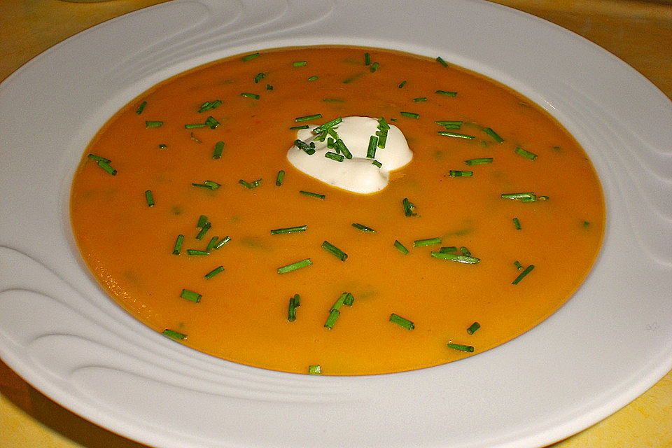 Kartoffel-Kürbis-Suppe