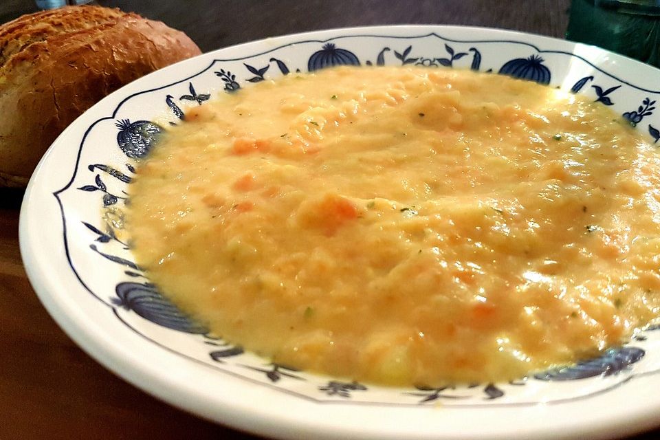 Kartoffel-Kürbis-Suppe