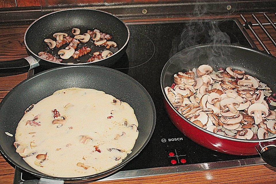 Champignon - Speck - Pfannkuchen