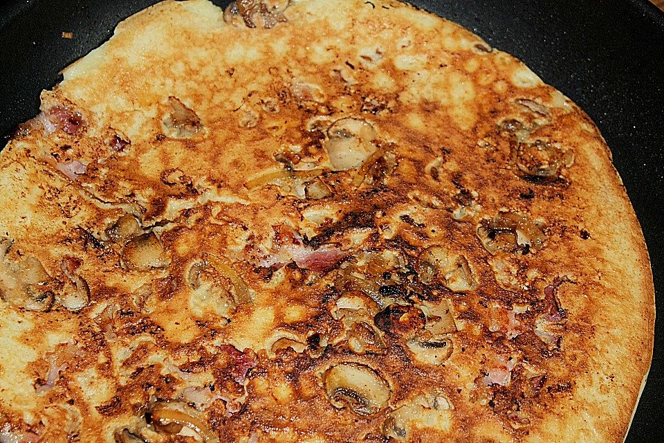 Champignon - Speck - Pfannkuchen