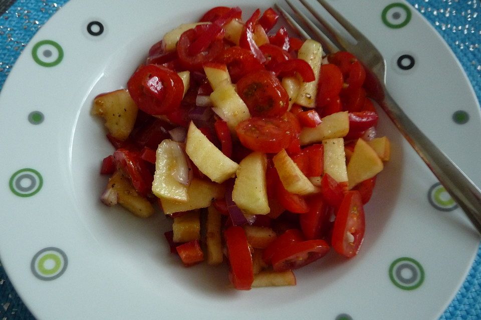 Apfel - Paprika - Salat