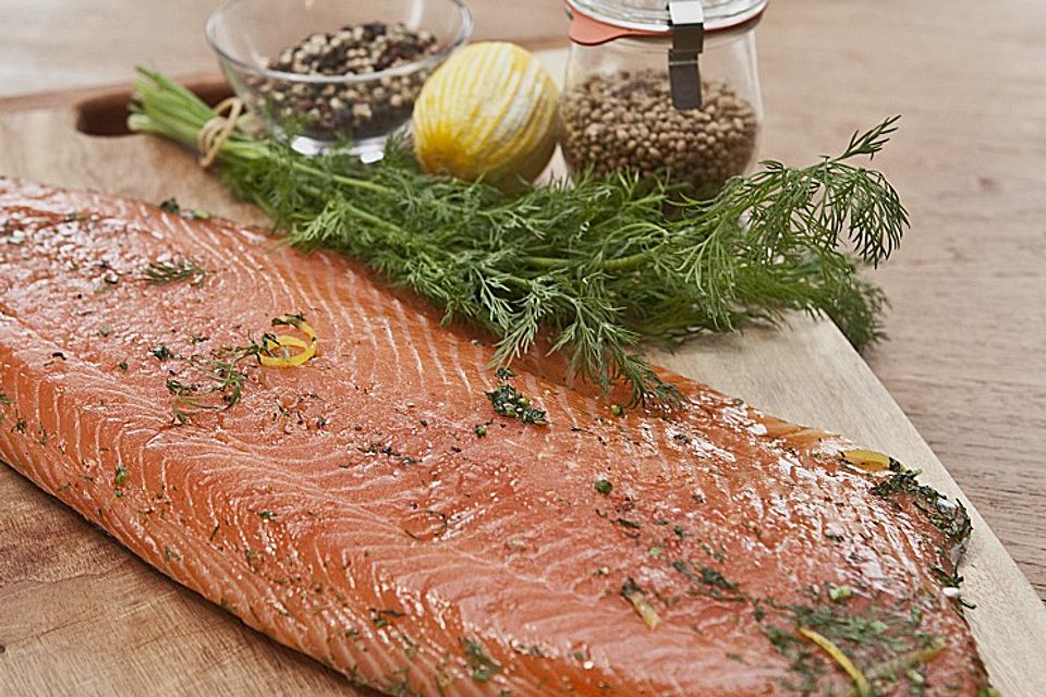 Lachs beizen