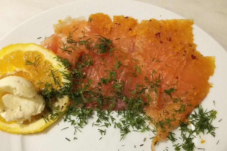 Lachs beizen