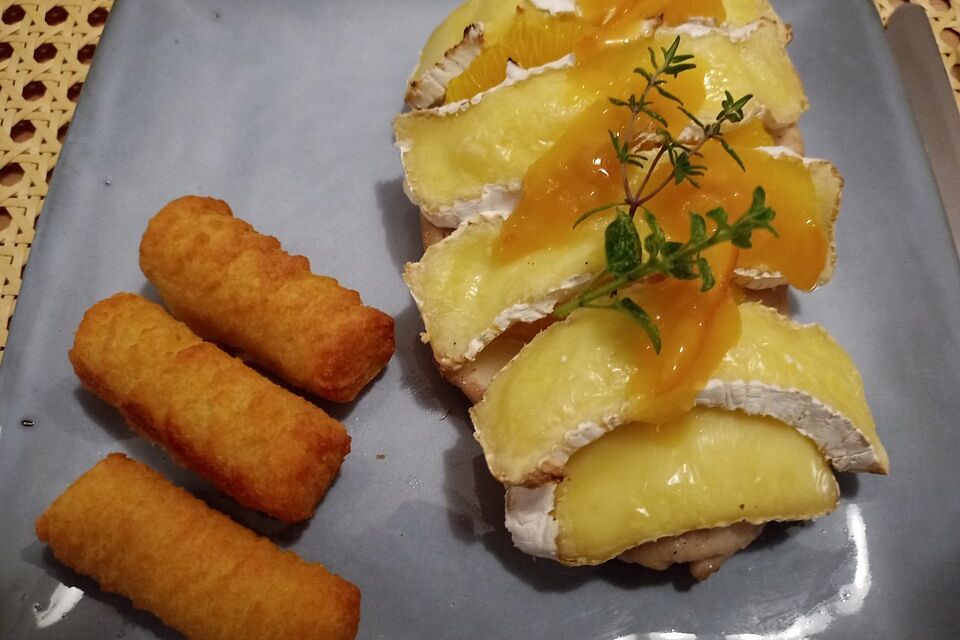 Schnitzel mit Camembert