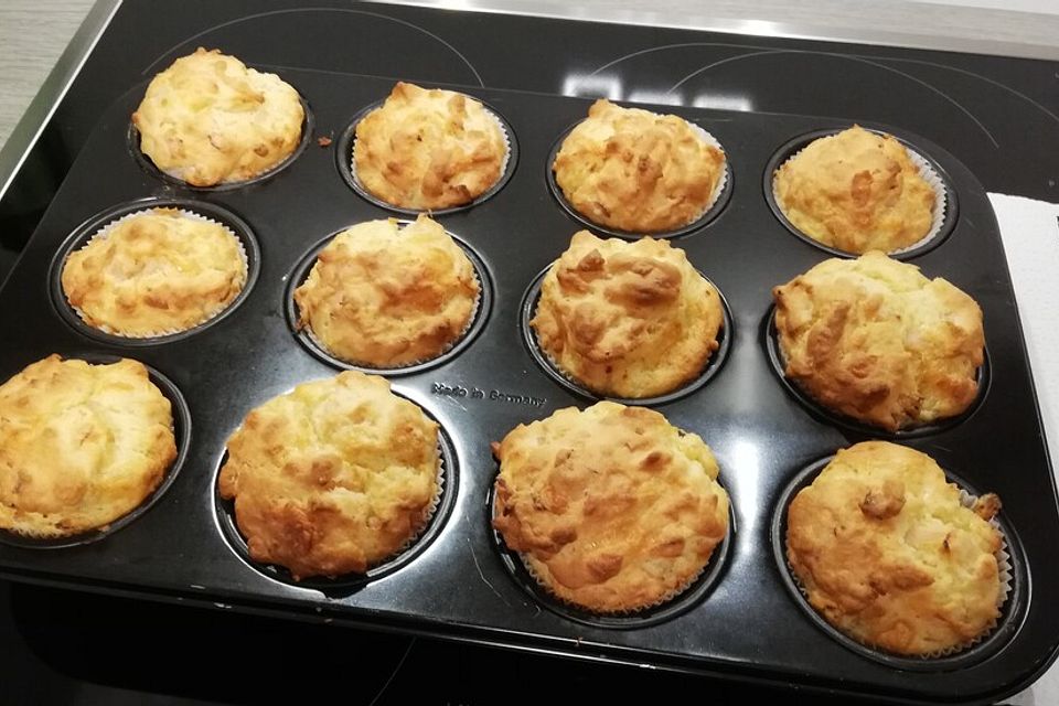 Lauch - Schinken   Muffins