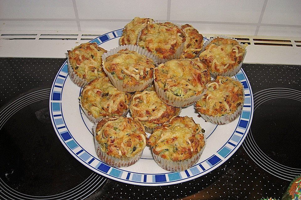 Lauch - Schinken   Muffins