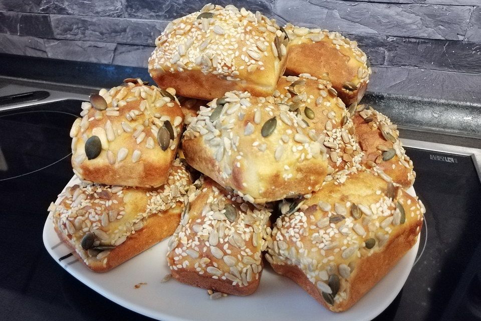 Quark - Vollkornbrötchen