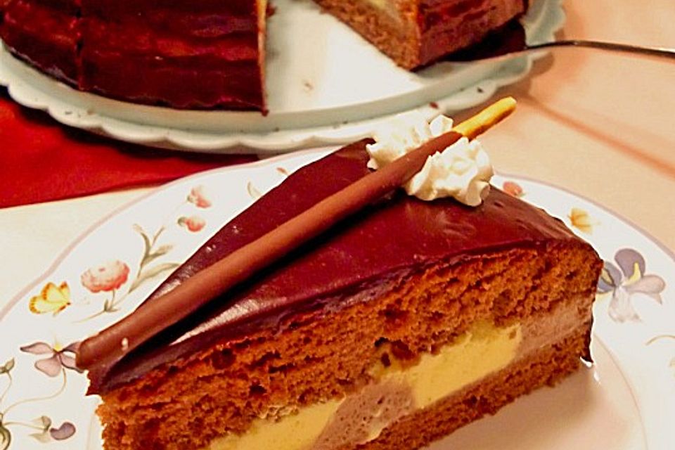 Vanille - Schoko - Torte