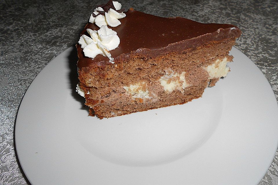 Vanille - Schoko - Torte