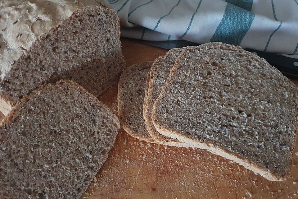 Saftiges Vollkornbrot