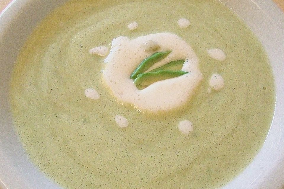 Avocadocreme - Suppe mit Weißwein