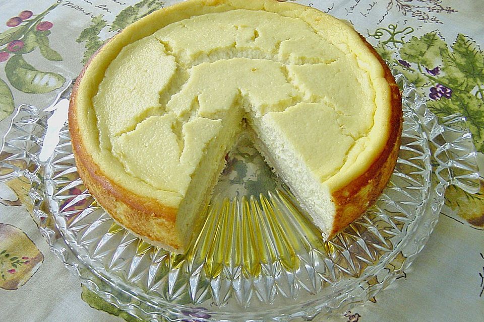 Käsekuchen mit Eierlikör