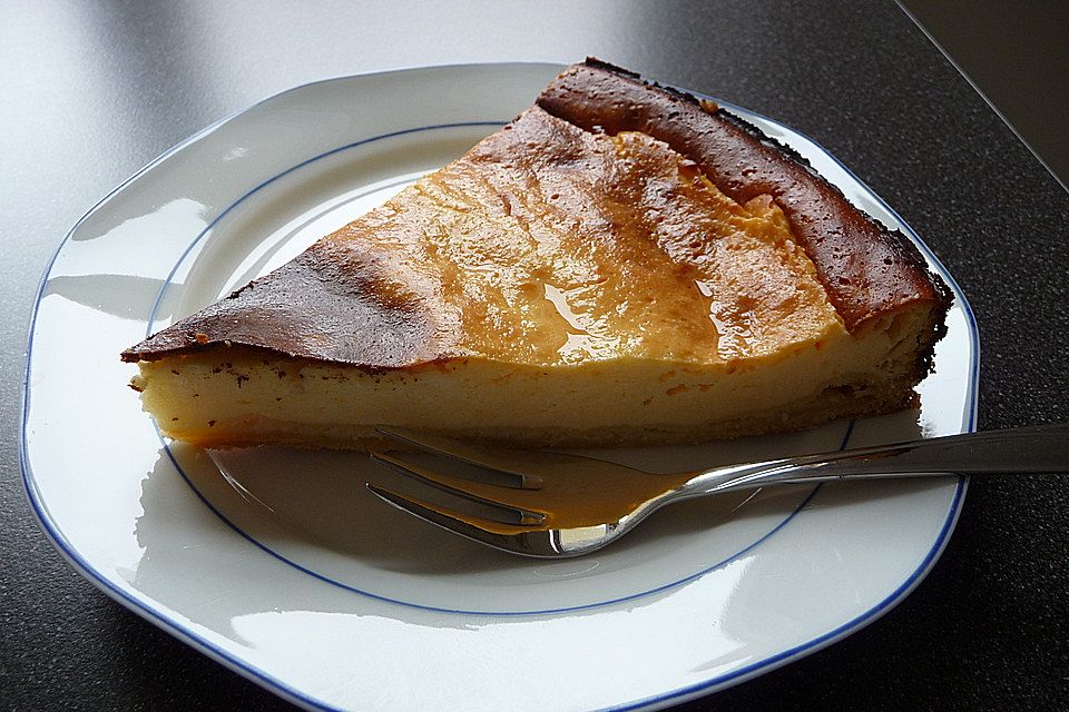 Käsekuchen mit Eierlikör