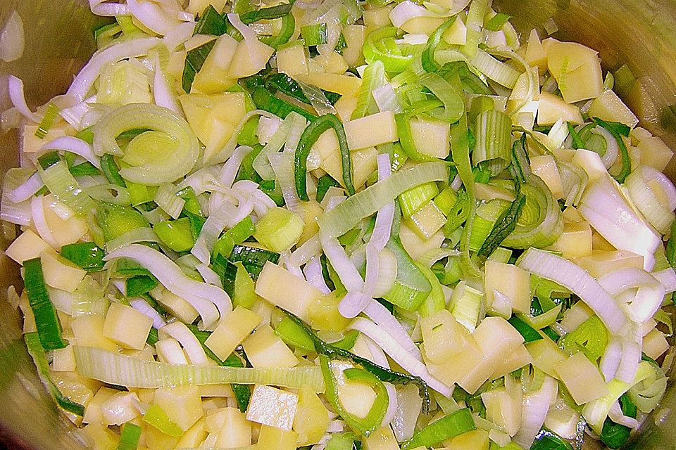 Rosenkohl-Lauch-Suppe