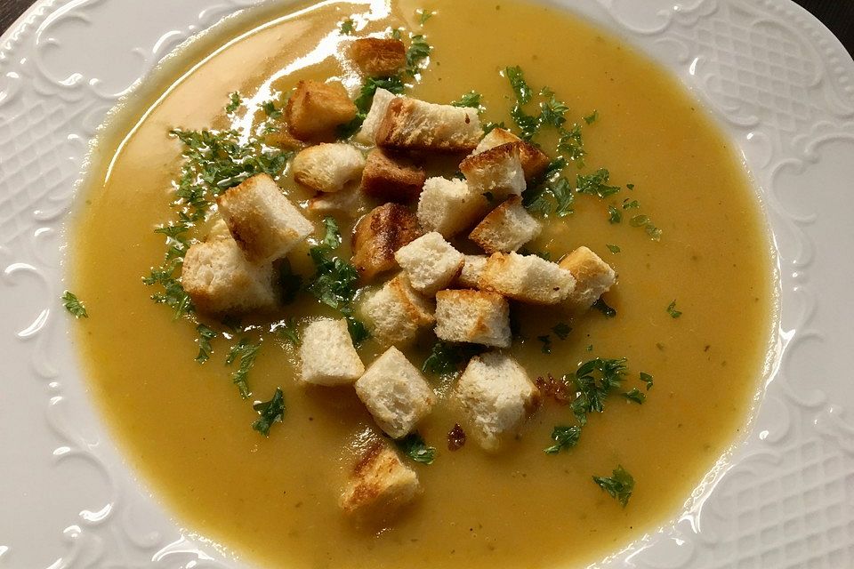 Schwäbische Kartoffelsuppe