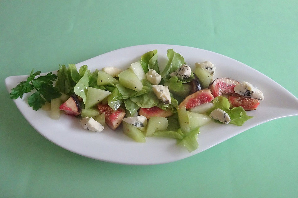 Cantaloupe - Melonensalat mit Feigen