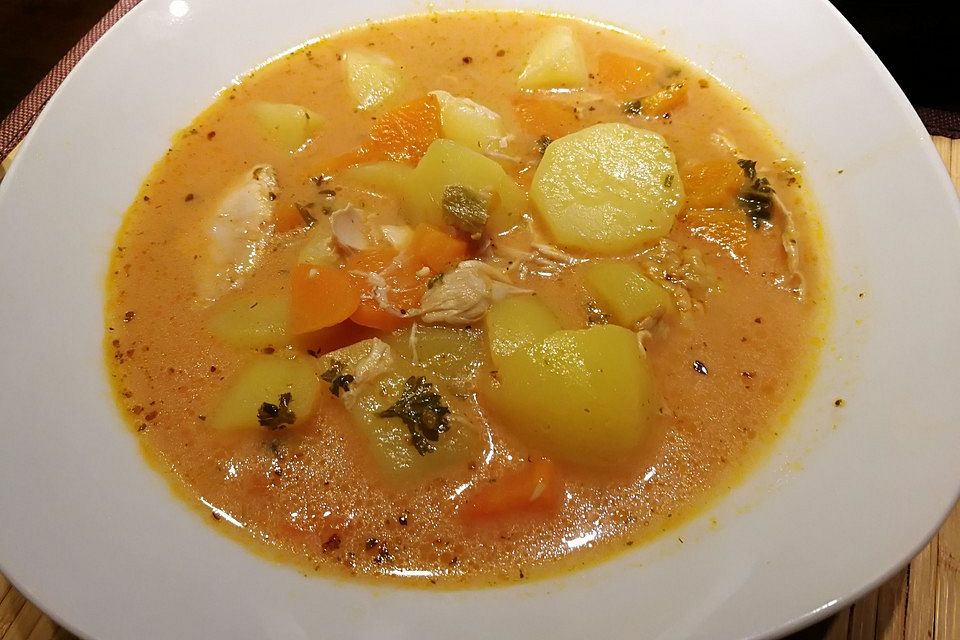 Hähnchensuppe