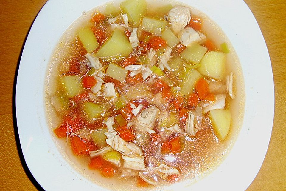 Hähnchensuppe