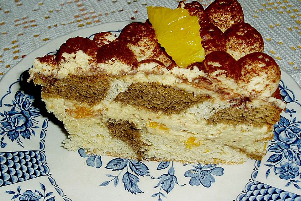 Orangen - Espresso - Torte