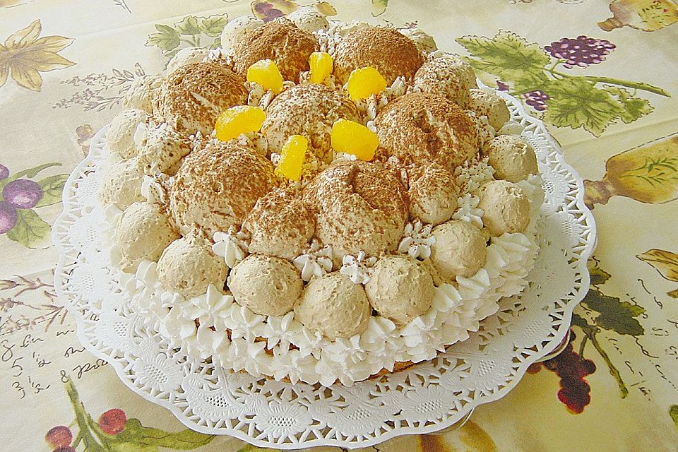 Orangen - Espresso - Torte