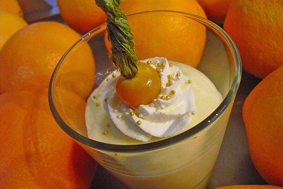 Orangenmousse