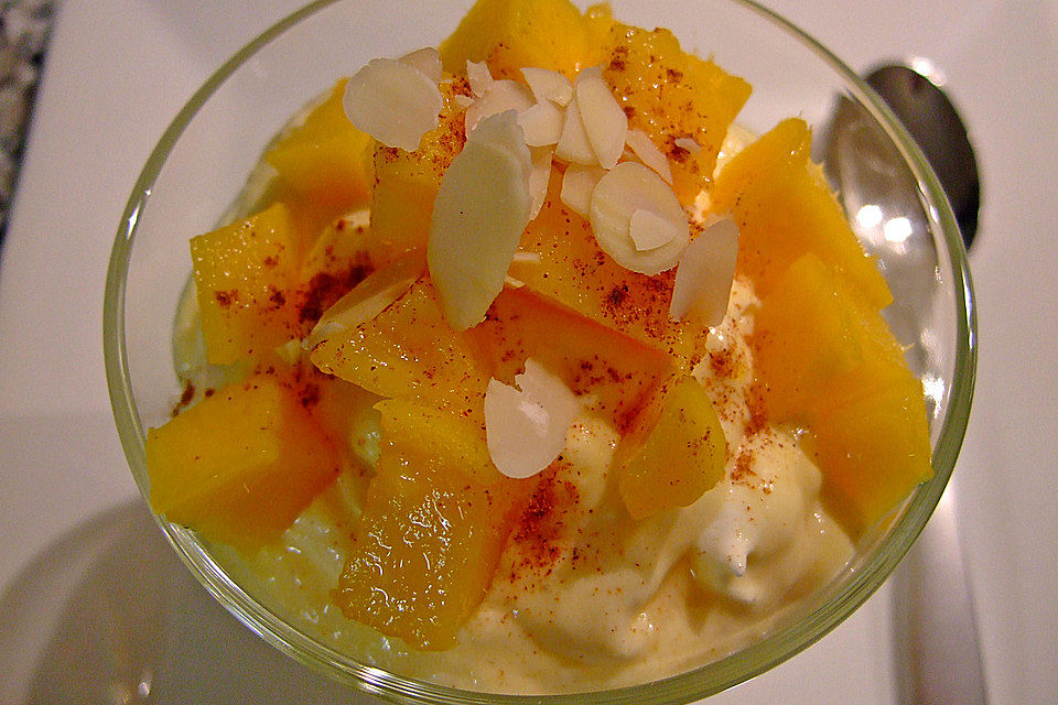 Mango - Quark - Dessert