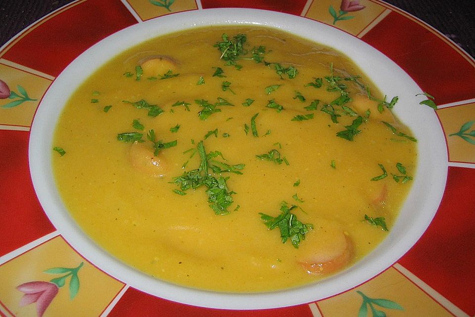 Pastinakensuppe mit Karotten