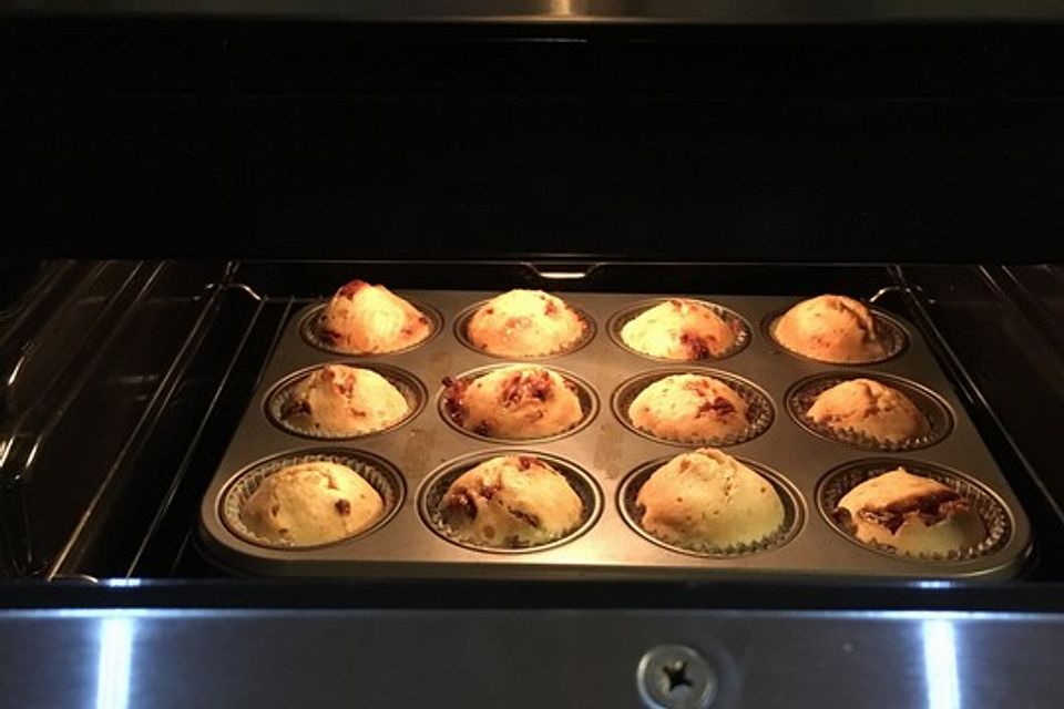 Schnelle Schoko - Bananen - Muffins