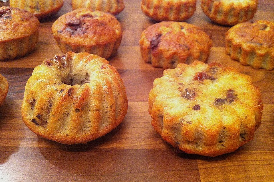 Schnelle Schoko - Bananen - Muffins