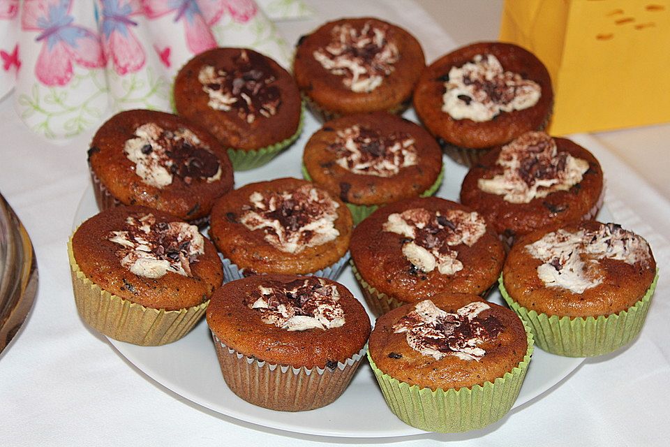 Schnelle Schoko - Bananen - Muffins