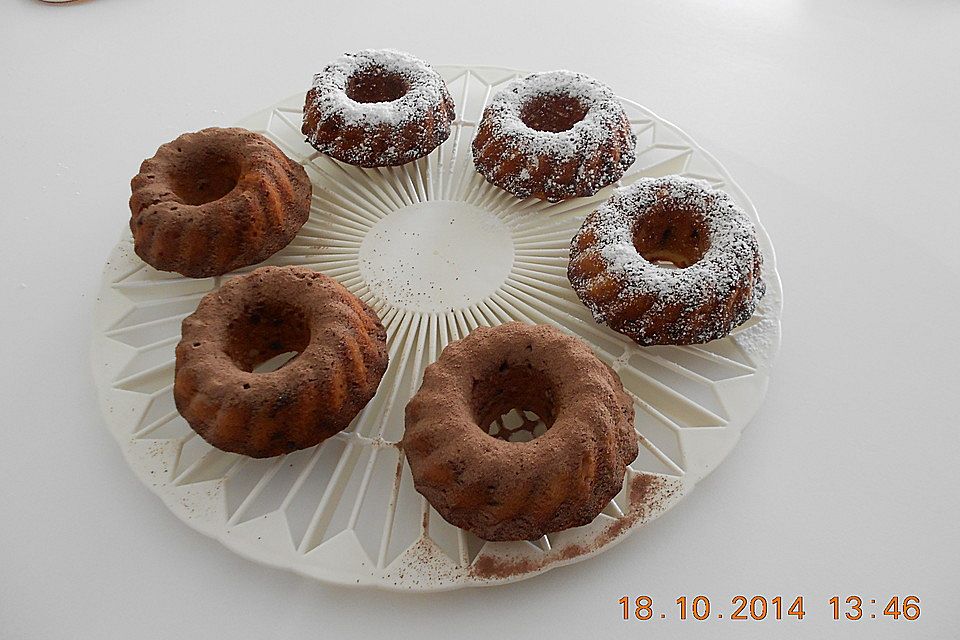 Schnelle Schoko - Bananen - Muffins