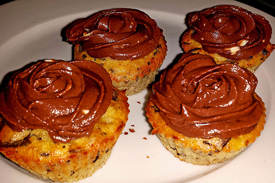 Schnelle Schoko - Bananen - Muffins