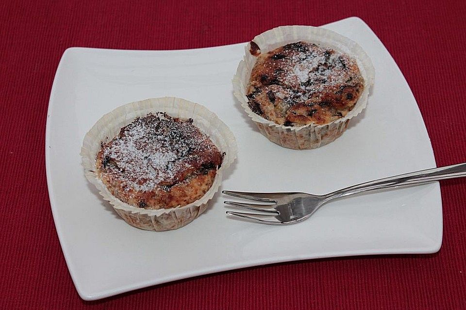 Schnelle Schoko - Bananen - Muffins