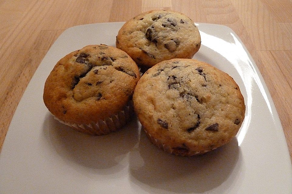 Schnelle Schoko - Bananen - Muffins