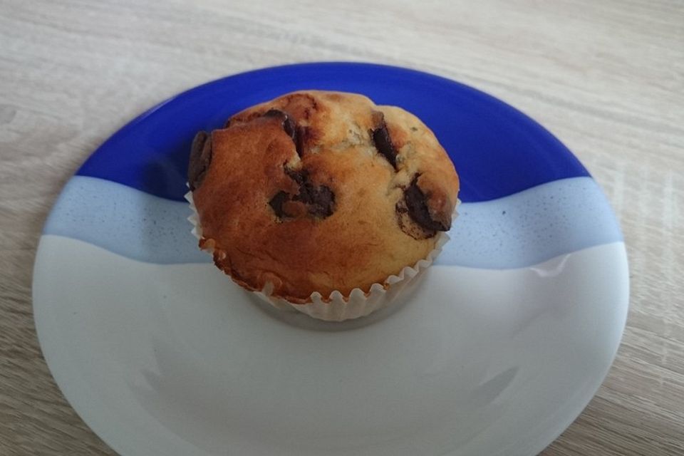 Schnelle Schoko - Bananen - Muffins