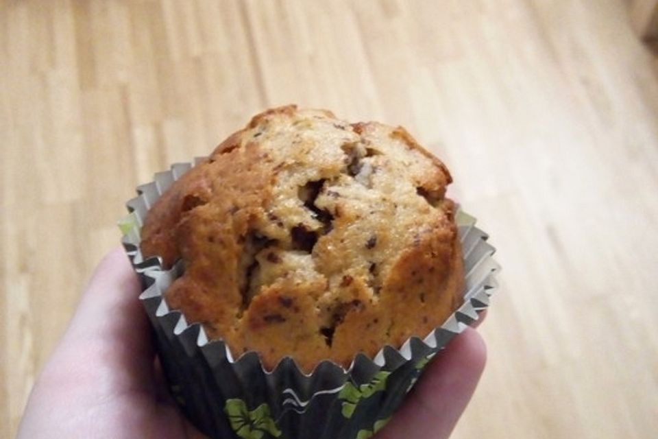 Schnelle Schoko - Bananen - Muffins