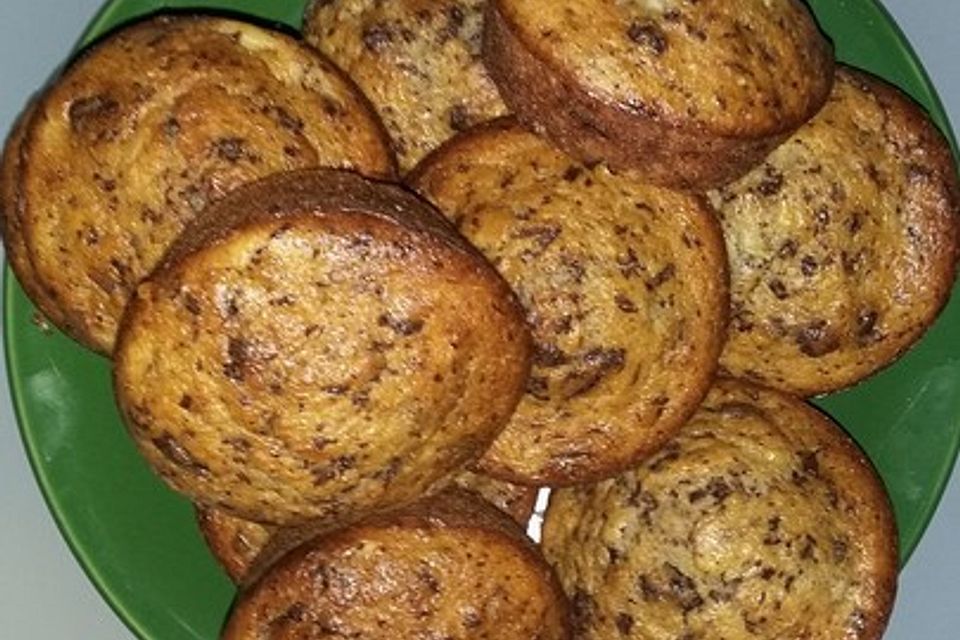 Schnelle Schoko - Bananen - Muffins