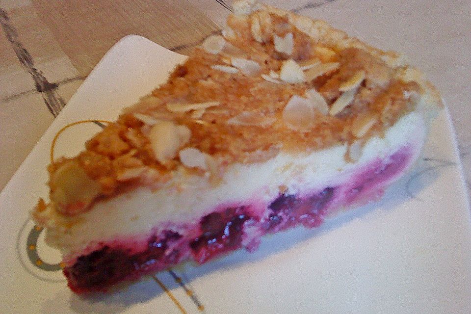 Brombeer - Amarettini - Käsekuchen