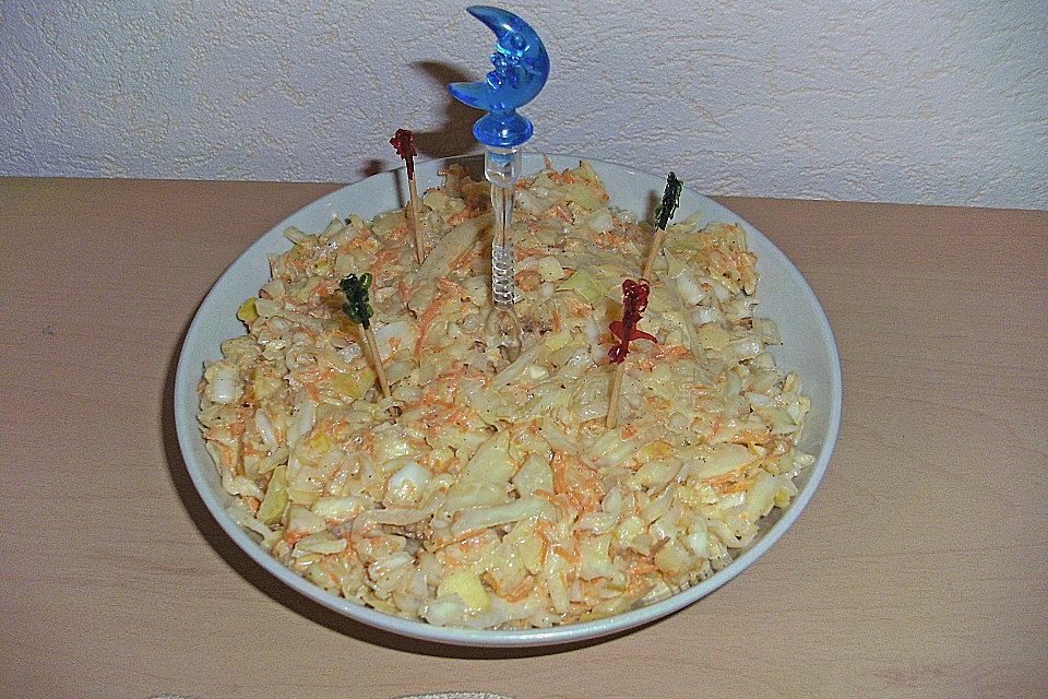 Amerikanischer Weißkrautsalat