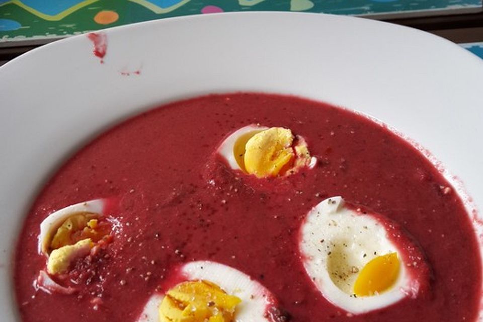 Rote Bete-Suppe